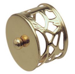 filigree brass effect end cap