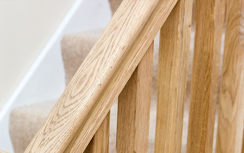 Jackson Woodturners Oak Handrail