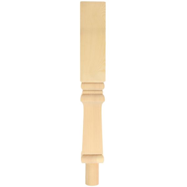 Pine Provincial Winder Newel Post | Jackson Woodturners