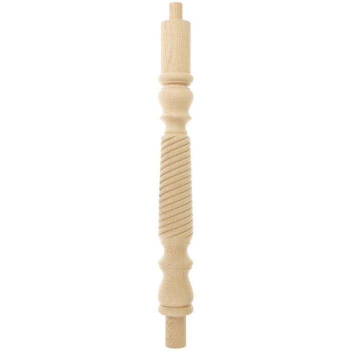 Hemlock Barley Twist Continuous Newel Post 