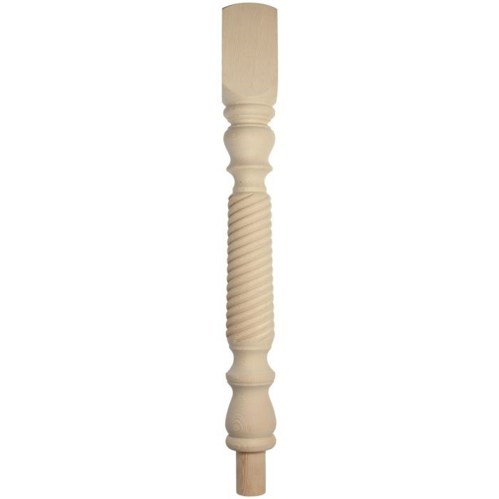 Hemlock Barley Twist Newel Post 